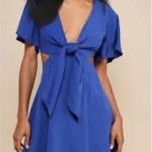 Lulus rose to the occasion Blue Women's Dress